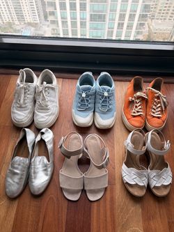 Lot of 6 women’s shoes, size 6