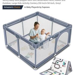 Playpen With Mat New 