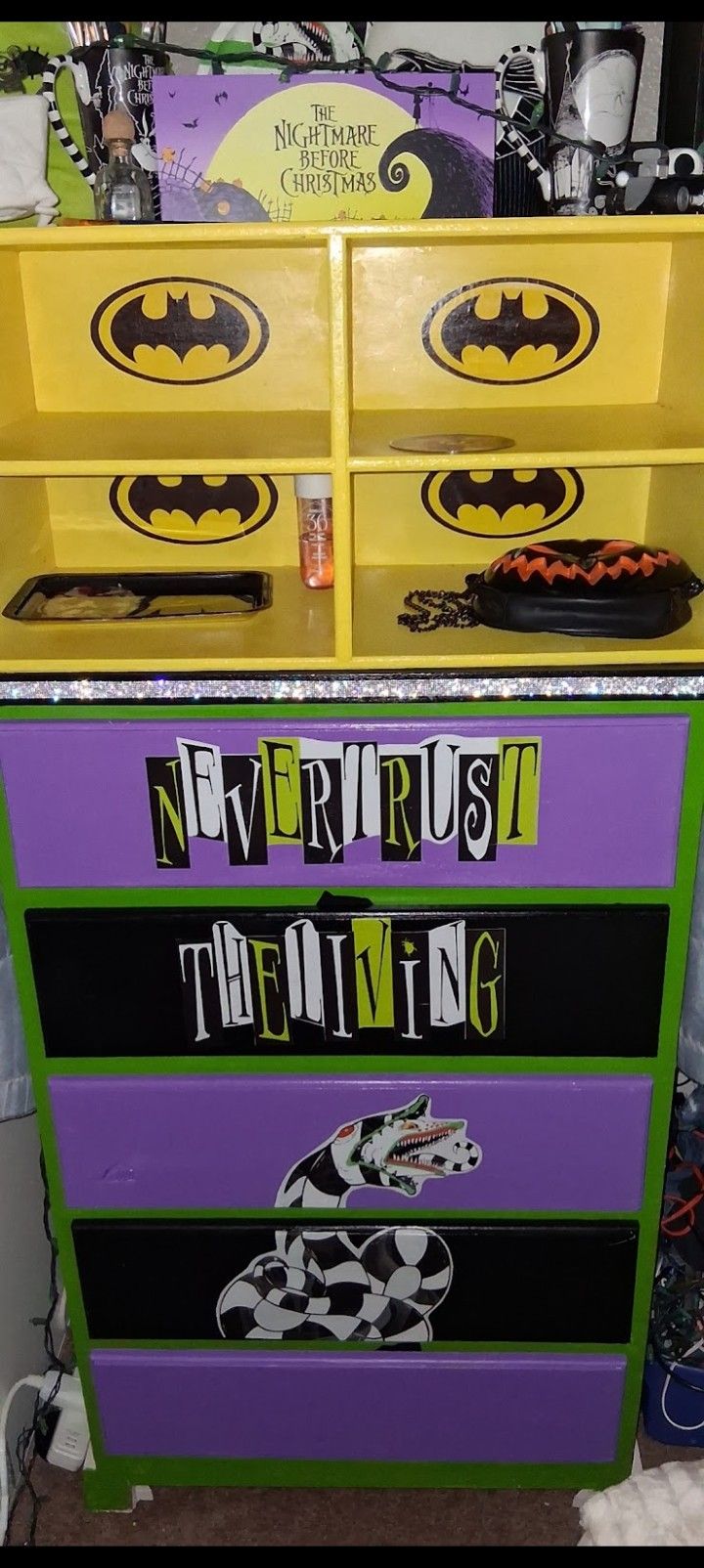 Diy Custom Tim Burton Collab Dresser And Hutch