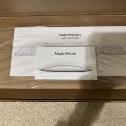 Apple Magic Keyboard With Touch ID + Magic Mouse