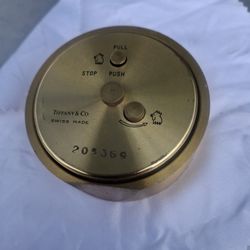 Fully Functional Antique Tiffany Desk Clock