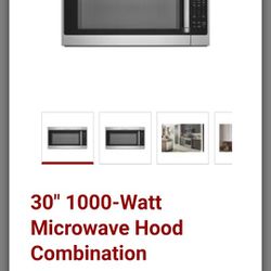 Kitchen Aid Above Range Microwave 