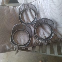 Headlight Doors For A '57 Chevy Good To Fair Condition