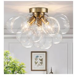 New  Modern Bubble Ball Glass Chandelier