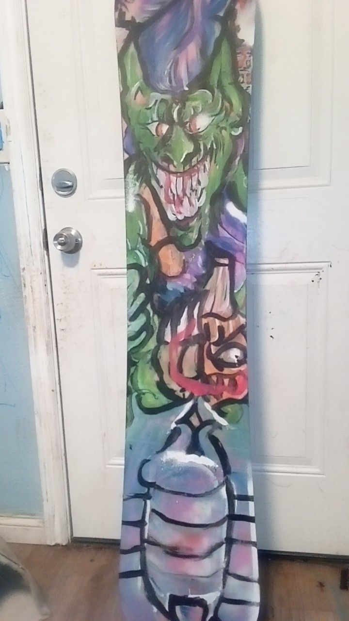 Hand painted Snowboard 