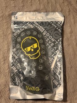 SWAG Golf Ecto Flare Skull Driver Headcover – Black/Yellow – NEW SEALED