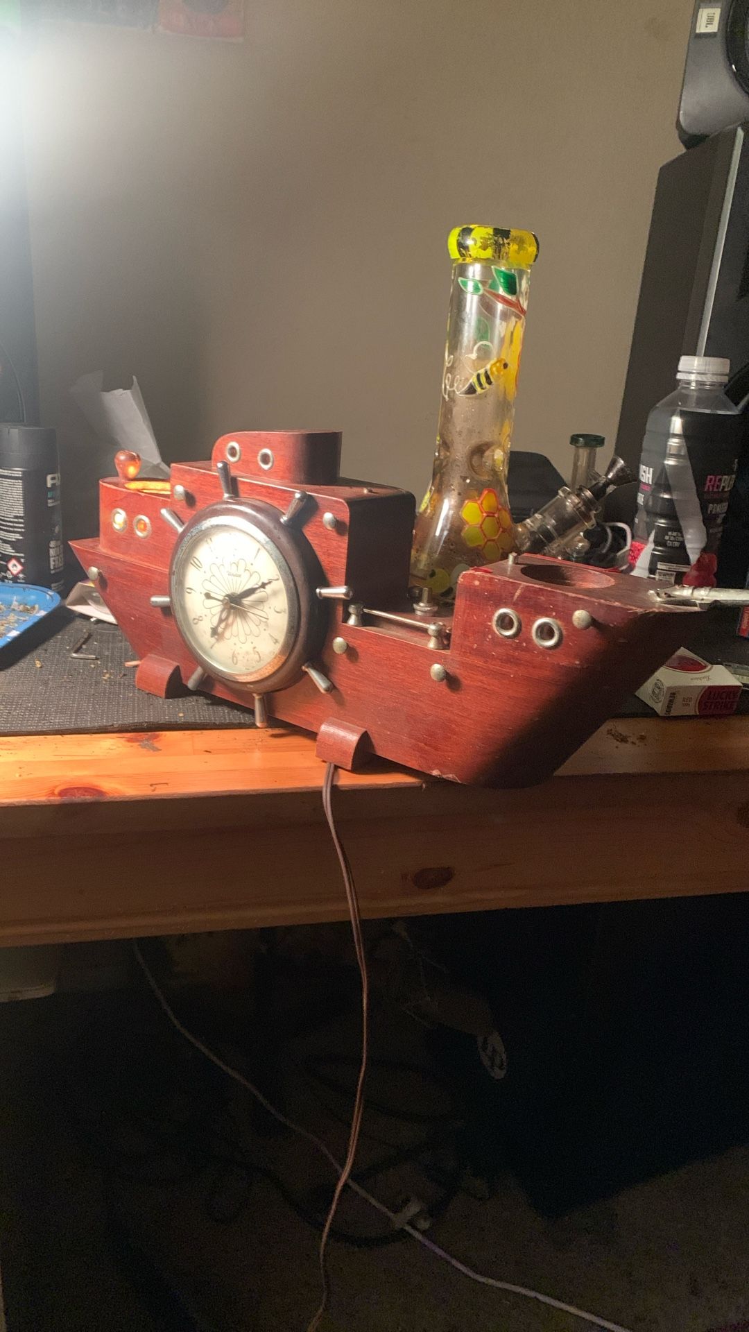 Vintage United Clipper Ship 811 Electric Clock