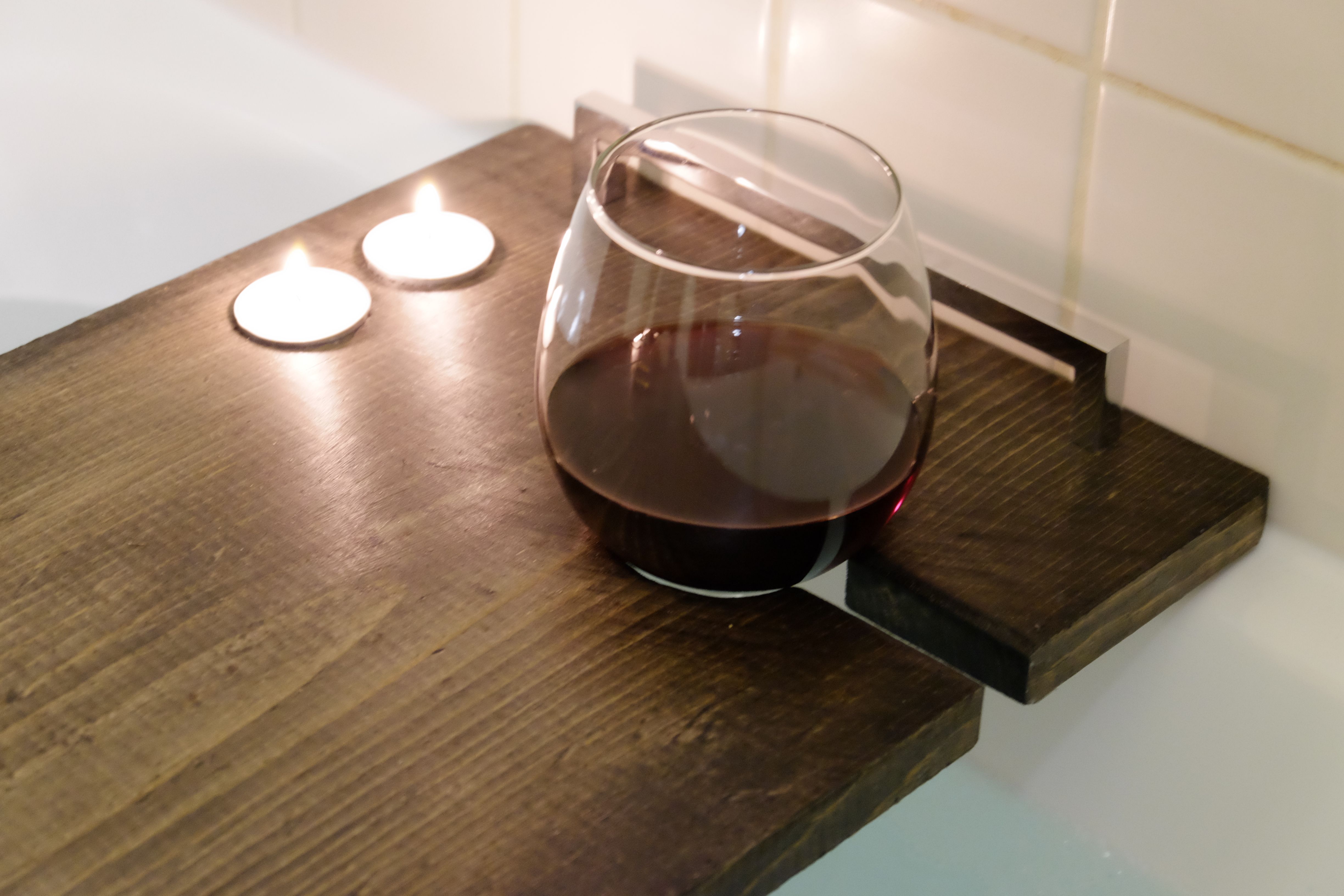 Handmade Wood Bathtub Caddy BurkeBuilding Perfect Gift