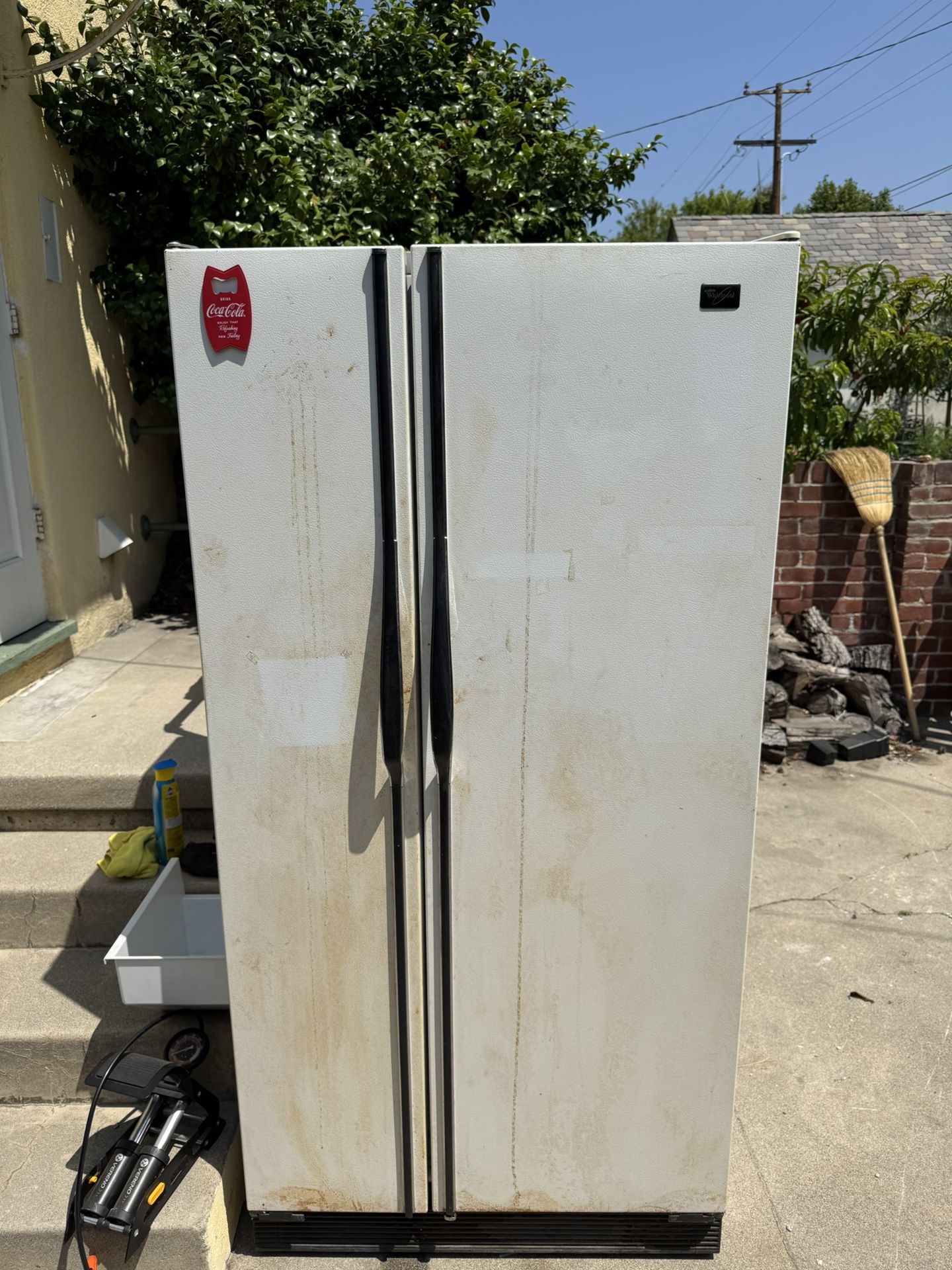 FREE! Old But Working Whirlpool Fridge & Freezer