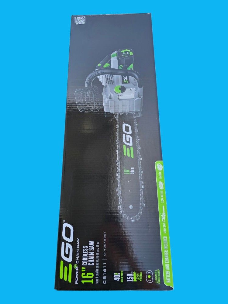 Ego 16 in Chain Saw With Battery And Charger