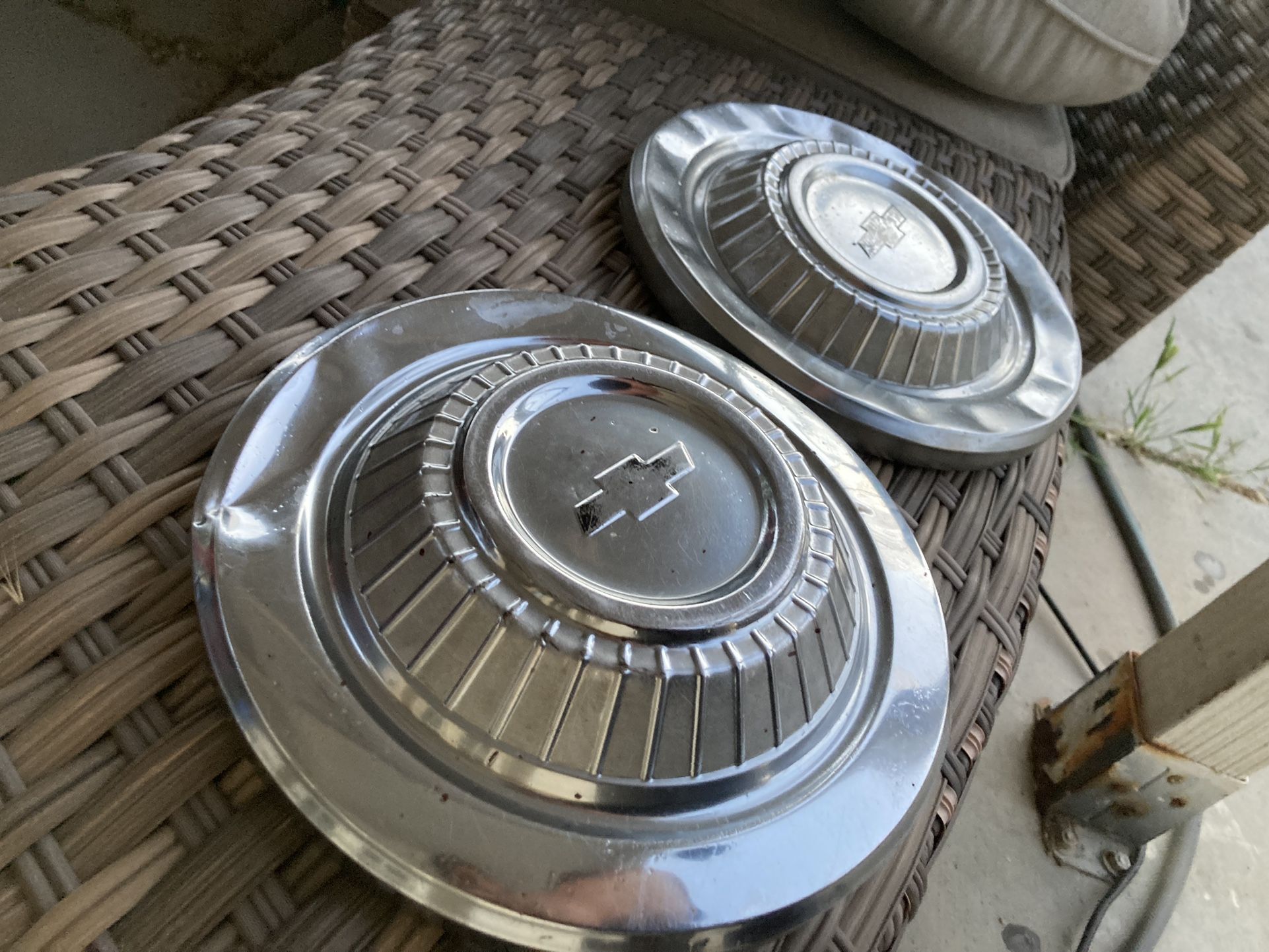 Chevy Dog Dish Hubcaps 