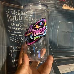 Aries Zodiac Tumbler