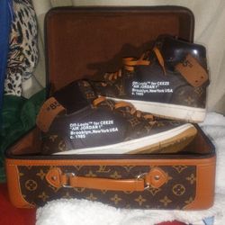 Louis Vuitton High Tops in zipper box