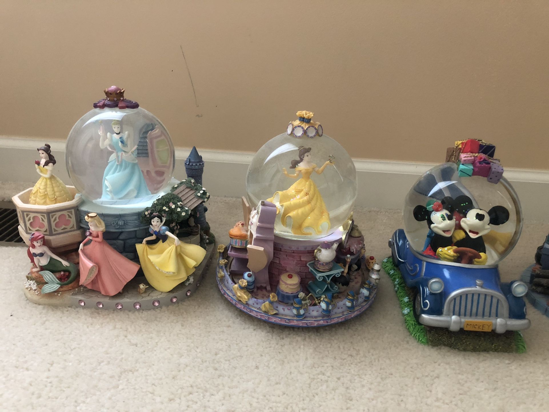 Disney Snow globes