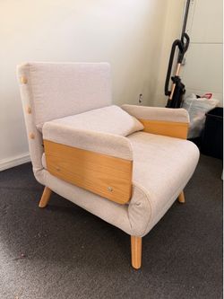 Convertible Sleeper Chair — Folds Flat to Twin Lounger  50 OBO