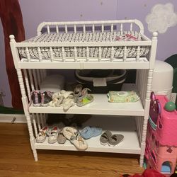 Baby Changing Table With Shelves 
