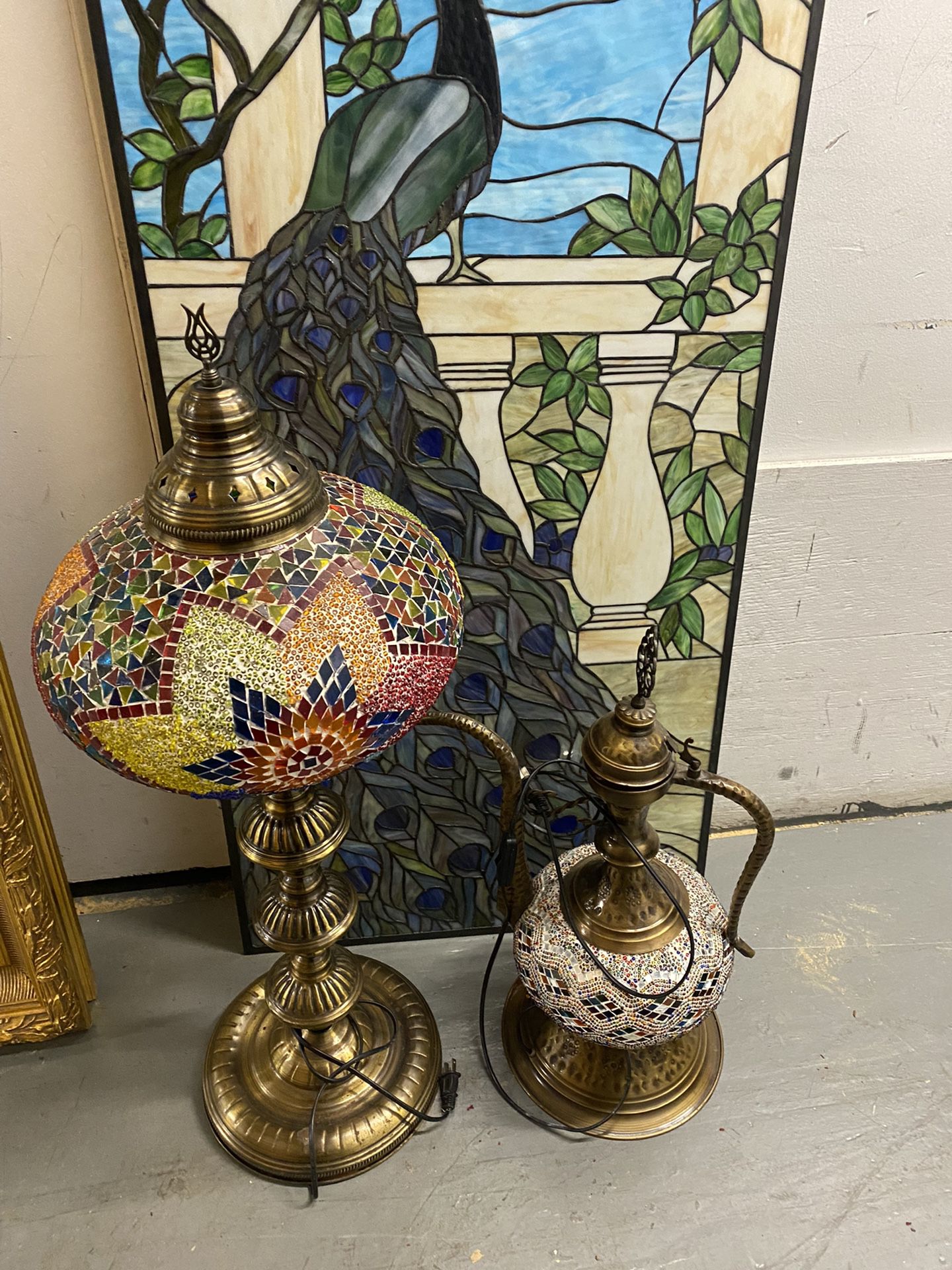 Metal Lamps 35 Inches 25 Inches H 
