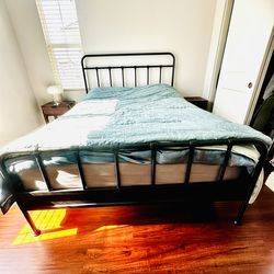 Queen Bed With Mattress $300
