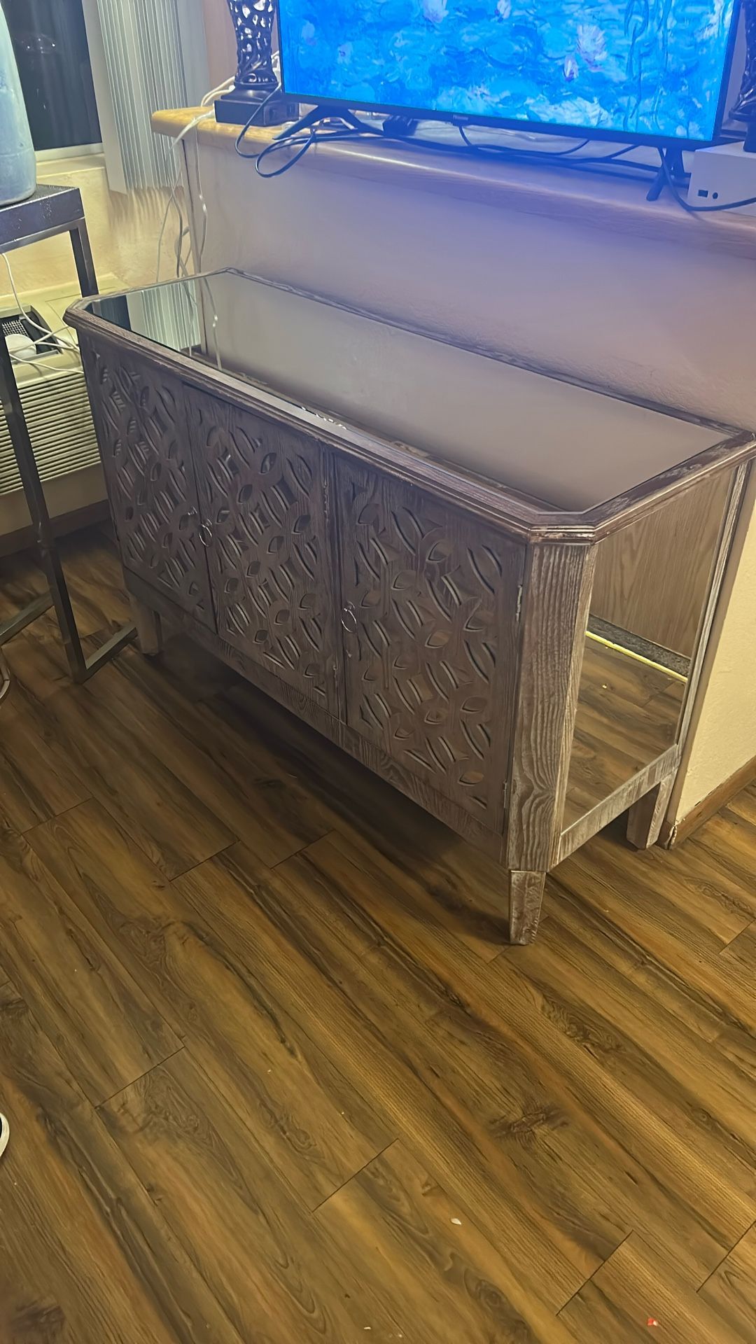 Mirrored Console Table (3 Door)