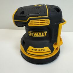 New!! DeWalt Cordless Brushless 5 in. Random Orbital Sander (Tool Only) No Dust Bag!