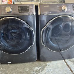 Samsung Heavy Duty Washer And Gas Dryer Set 