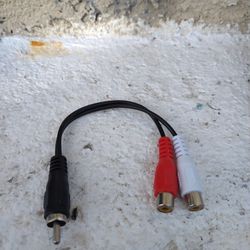 New- Y splitt Male to 2 Female. Great for car Audio. $3 each or 2 for $5.
