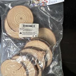 Wood discs for crafting