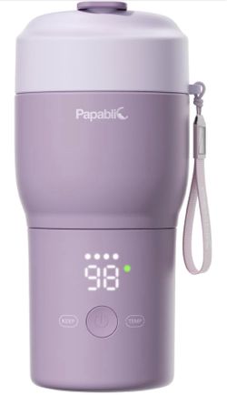Papablic Portable Bottle Warmer Pro for Travel – Fast Heating,