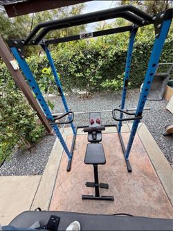 Rep fitness power rack with pulley system