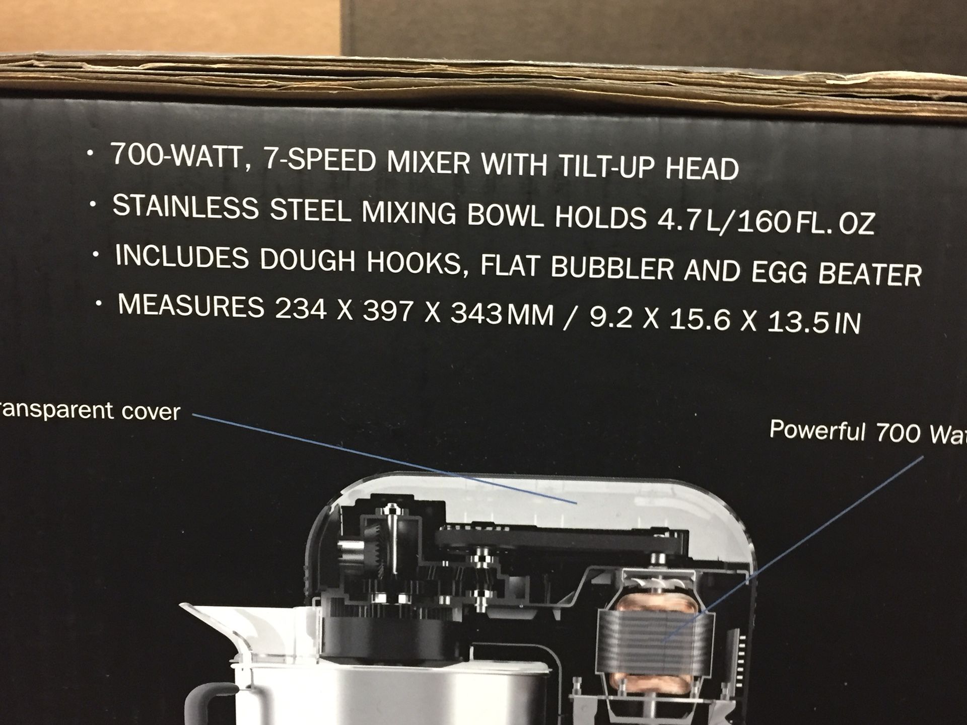 Brand New - e-Bodum 5q/4.7l Bistro Mixer - 11381-01