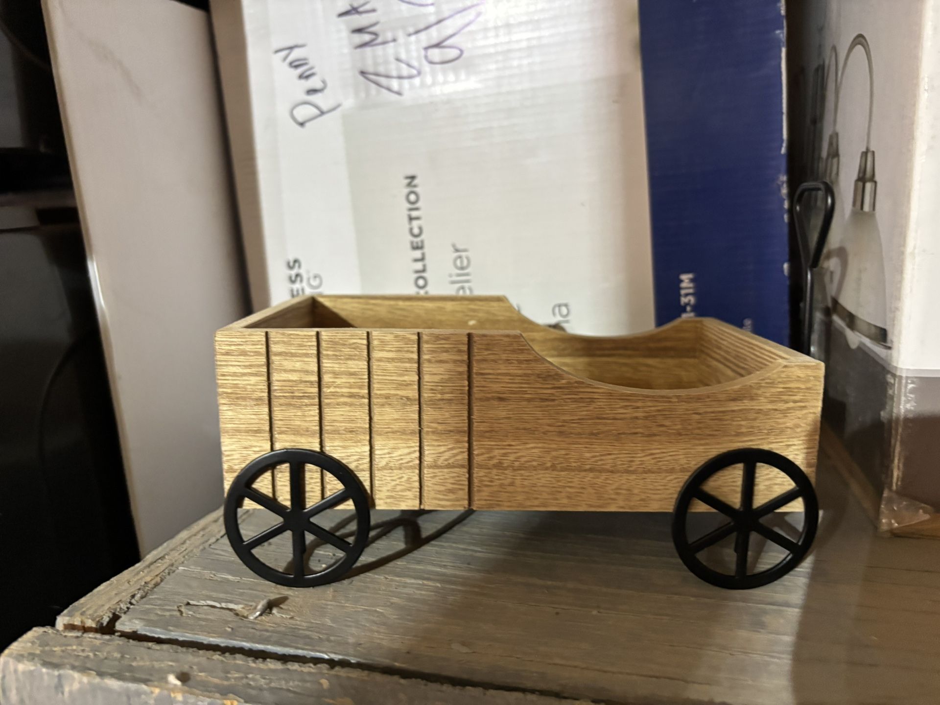 6 Wooden Wagons 