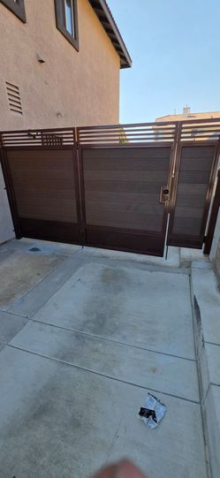 Wrought iron gates fence foldinding gate
