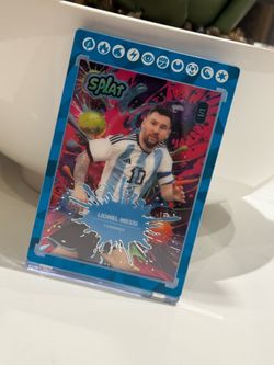 Messi splat card 1/1