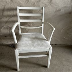 White Wooden Chair 