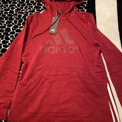 Ladies/Juniors Adidas Red Hoodie