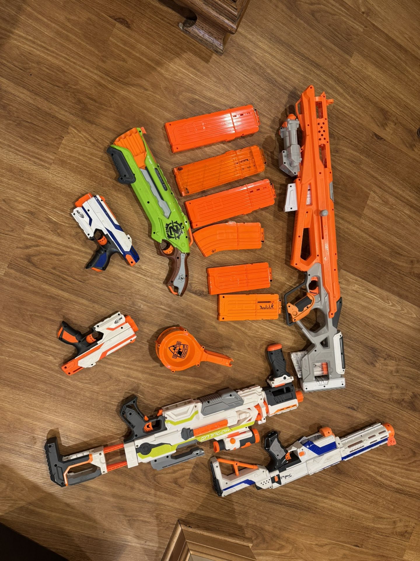 Nerf Guns + Lots Of Bullets