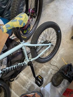 Sunday baby blue bmx bike