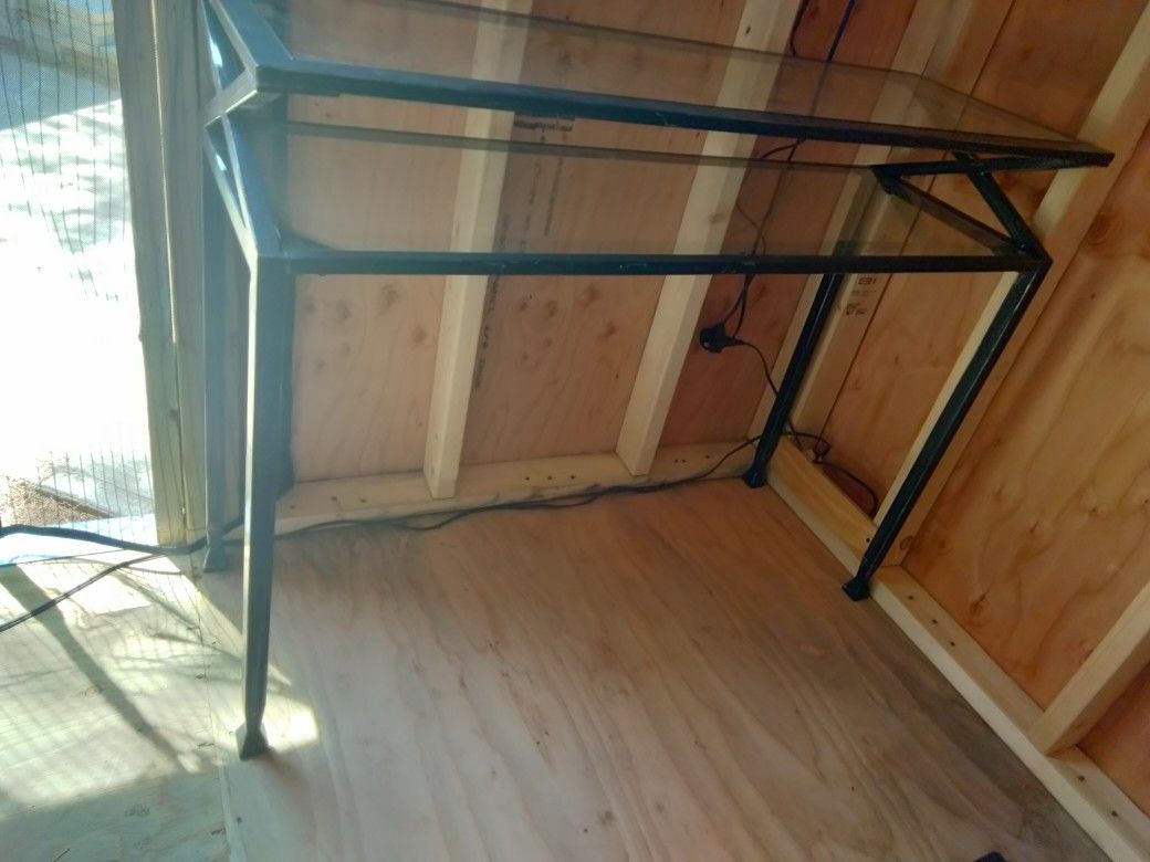 May be used as a table or office desk