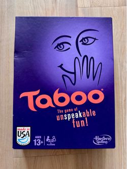 Taboo card game