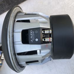 10 Inch JL AUDIO W-7 Subwoofer Working Missing Ring & Clamp  Selling As Is 