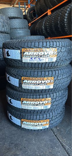 235/65/17 Ne Arroyo Tamarock A/T Tires