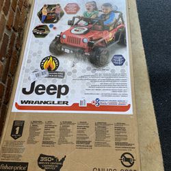 Jeep Power Wheels Bbq Edition 12V  Battery Operated 
