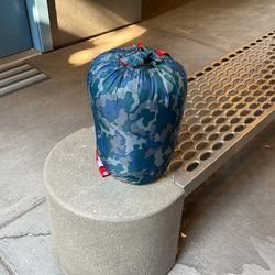 Coleman Kid Camo 45 Degree Sleeping Bag, USED ONCE