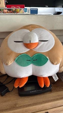 Rowlet Pokémon pillow plush