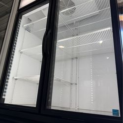 True like new 2 door glass cooler