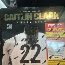 Panini WNBA Cards Rare! Panini Caitlin Clark 2025 Chronicled Gift Set