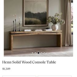 Brand New Out Of Box Wood Console 