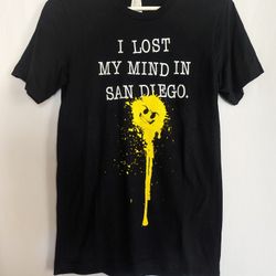 AT&T Mr. Mercedes Promo T-shirts Women's XS I Lost My Mind In San Diego 