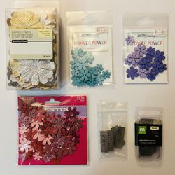 Handmade Cards, Scrapbooking & Other Craft Embellishments & Flowers