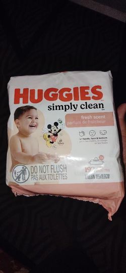 Huggies simply clean wipes